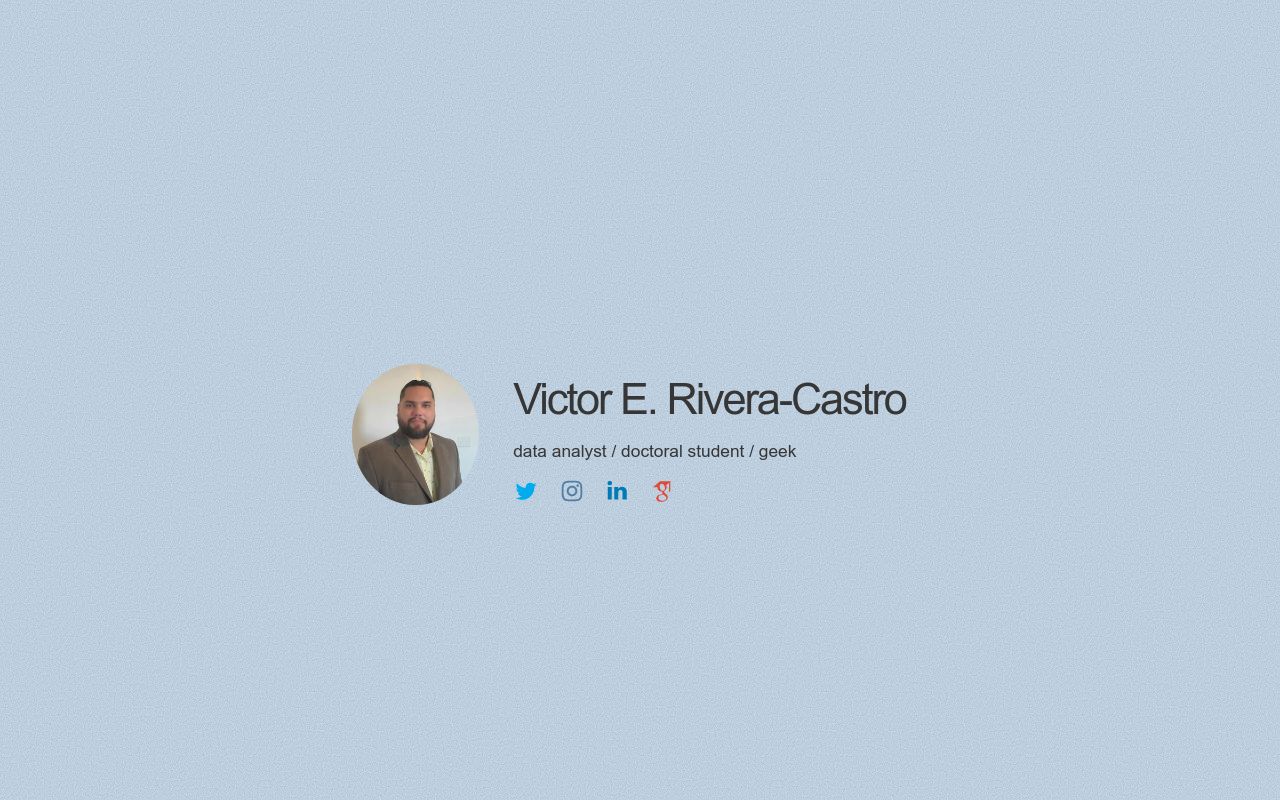 Carrd profile picture for @victor